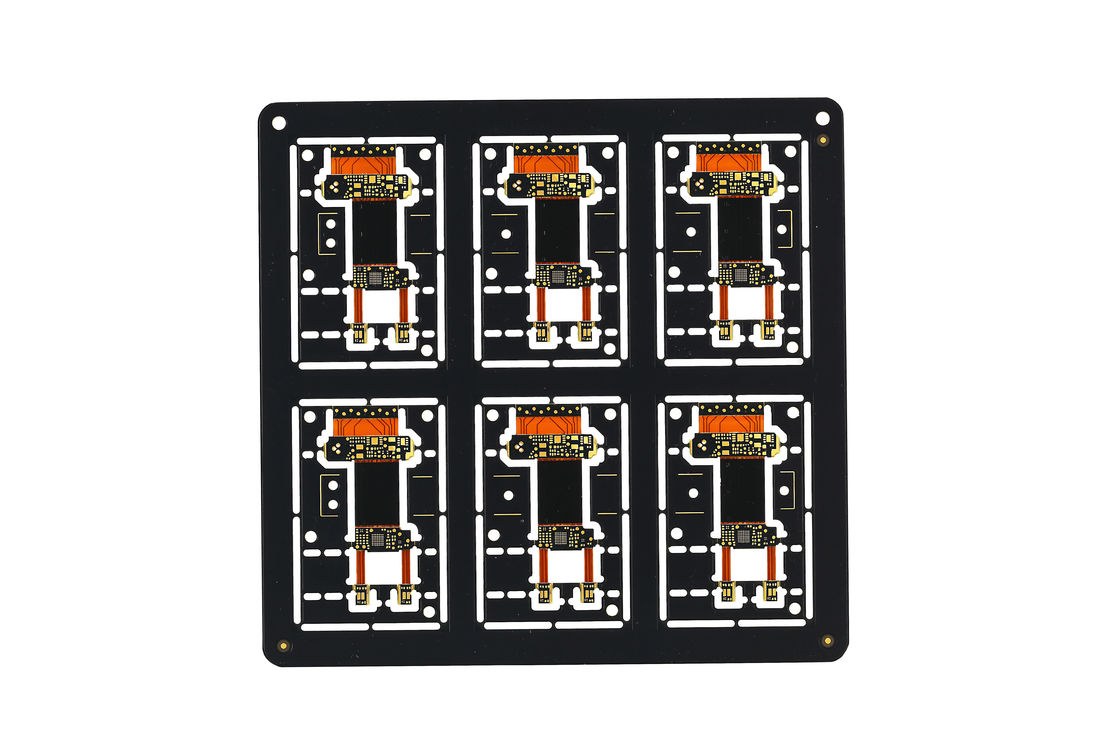 درمان Enig Multilayer Flex Pcb Rigid Flex 0.5-10Mm Radius Bend Fr4/Polyimide/Pet