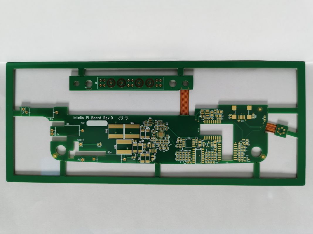 4 لایه PCB Board انعطاف پذیر انعطاف پذیر PCB با پوشش Sanforized Hasl Lf پایان