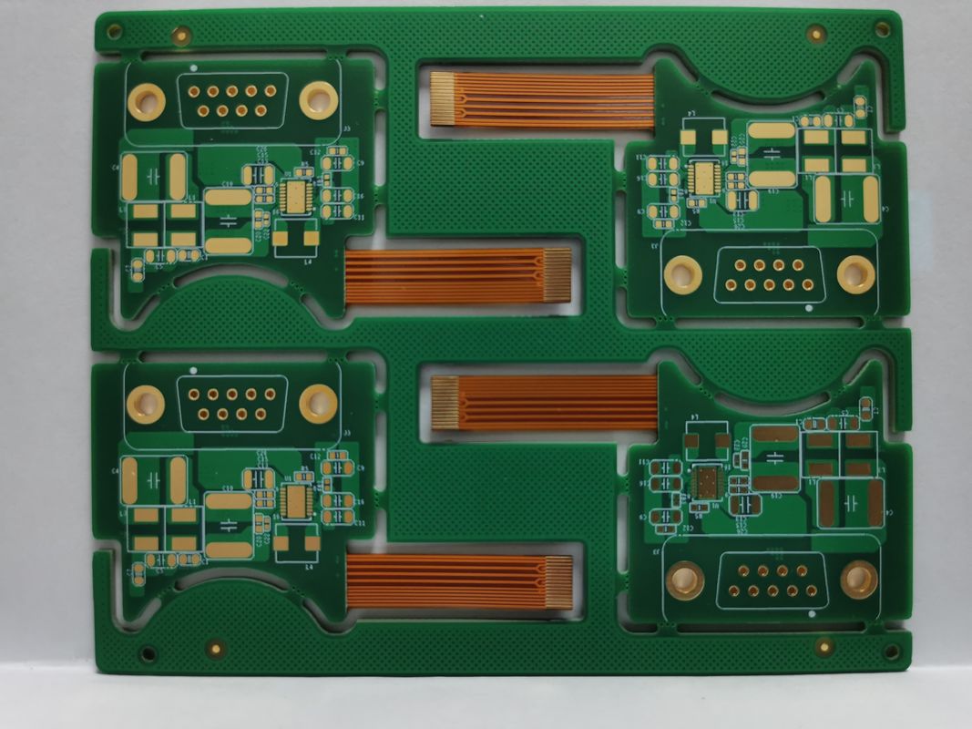 Sanforized Back Drill Rigid Flex PCB با Hasl Lf سطح 1-28 لایه درمان Enig