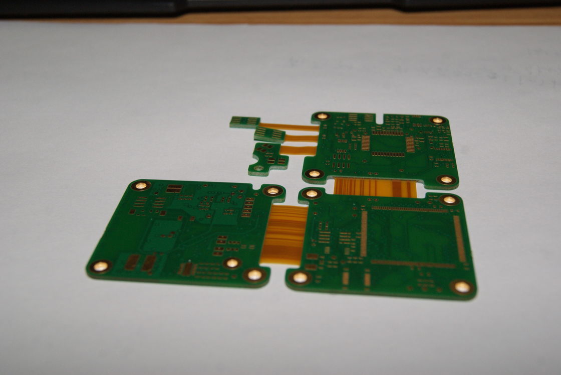 8 میلی متر فاصله خط PCB انعطاف پذیر سخت با فایل Gerber / PCB مورد نیاز و 0.075mm دقیقه عرض خط / فاصله