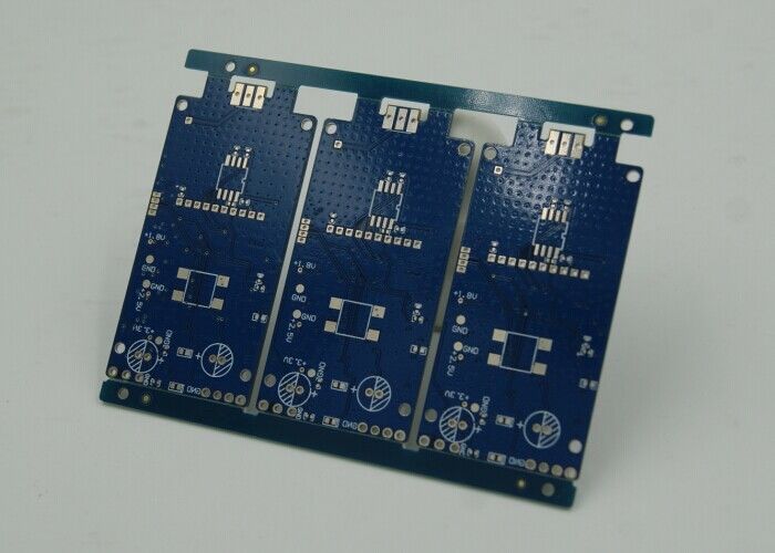 Fr-4 دو طرفه PCB سبز غوطه ور شدن طلای صفحه مدار سفید Silkscreen OSP پایان