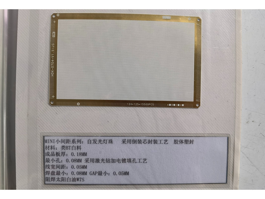 ENIG سطح پایان سرامیکی یا BT سخت IC بستر PCB وزن مس 1 اونس