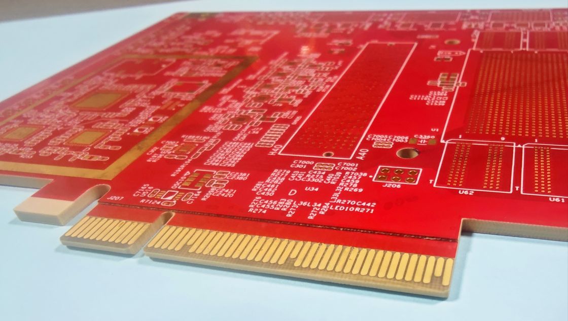0.1mm لیزر حفاری سوراخ اندازه HDI PCB Board برای دستگاه های الکترونیکی چگالی ضخامت 0.4-3.2mm مواد خام FR4 IT180