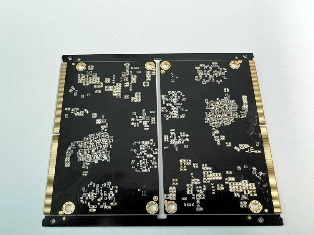 نسبت نمای بالا 10 1 HDI PCB Board با فاصله P1.5 و 0.3mm Min. Bga Pitch