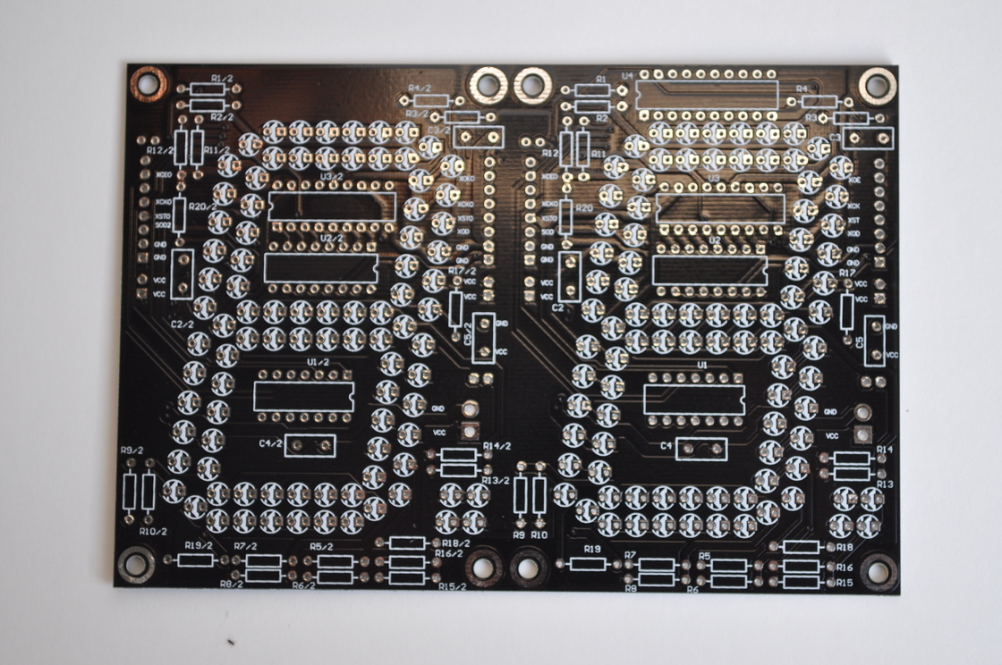 تکنولوژی استاندارد دو لایه PCB ضخامت صفحه 1.6mm برای عملکرد برتر