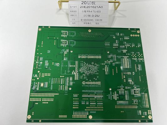 6-32 لایه PCB HDI تولید با 0.25mm BGA و نیمه سوراخ برای سوکت لامپ 20 لایه Tuc TU-933 PCB با سرعت بالا