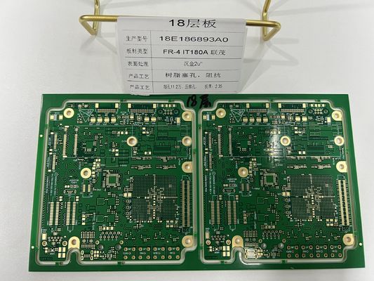 Density Interconnector 6-32L HDI PCB Board 3/3 Mil با 0.25mm BGA IT180 ENIG3-8u